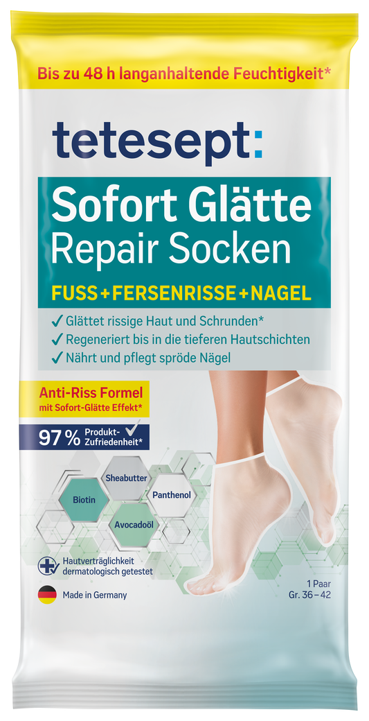 tetesept Sofort Glätte+Repair Socken