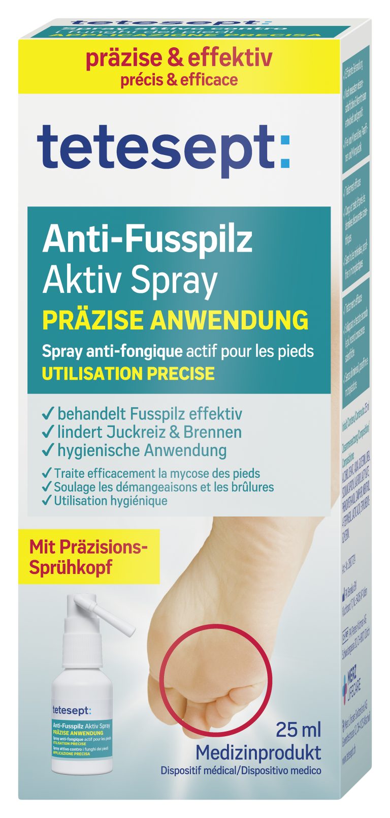 tetesept Anti-Fusspilz Aktiv Spray