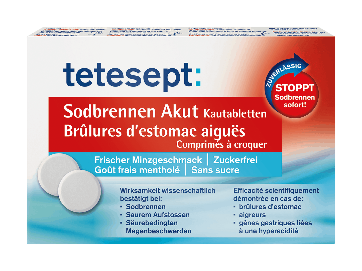 Sodbrennen Akut Kautabletten