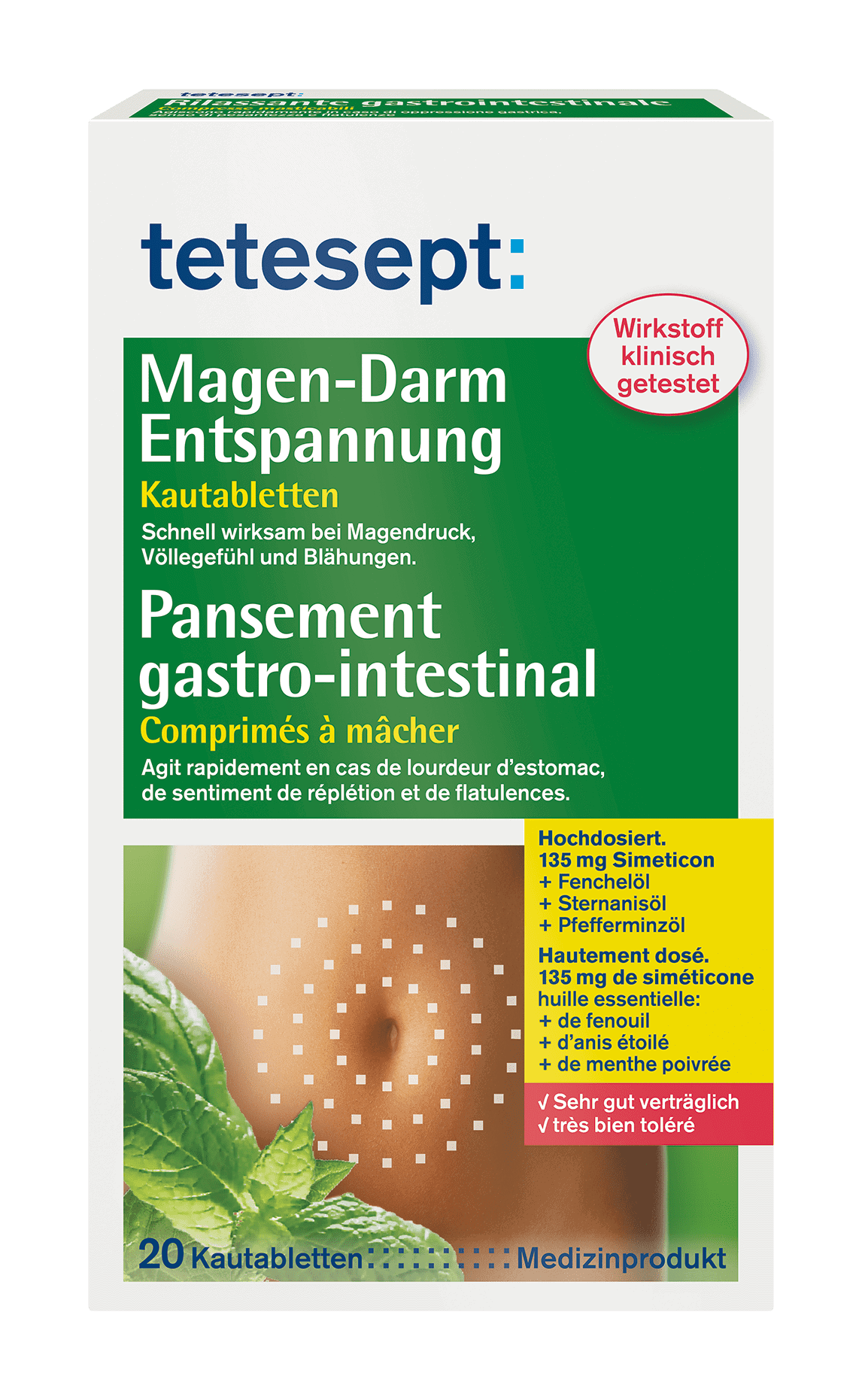 tetesept Magen-Darm Entspannung Kautabletten