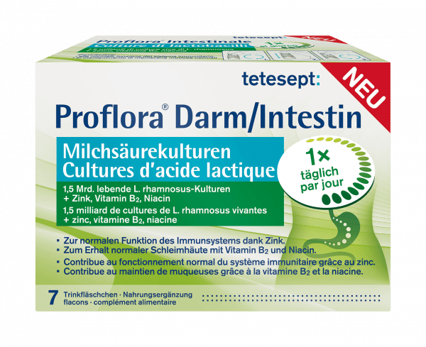 tetesept Proflora Darm Milchsaeurekulturen Cultures d'acide lactique 300dpi