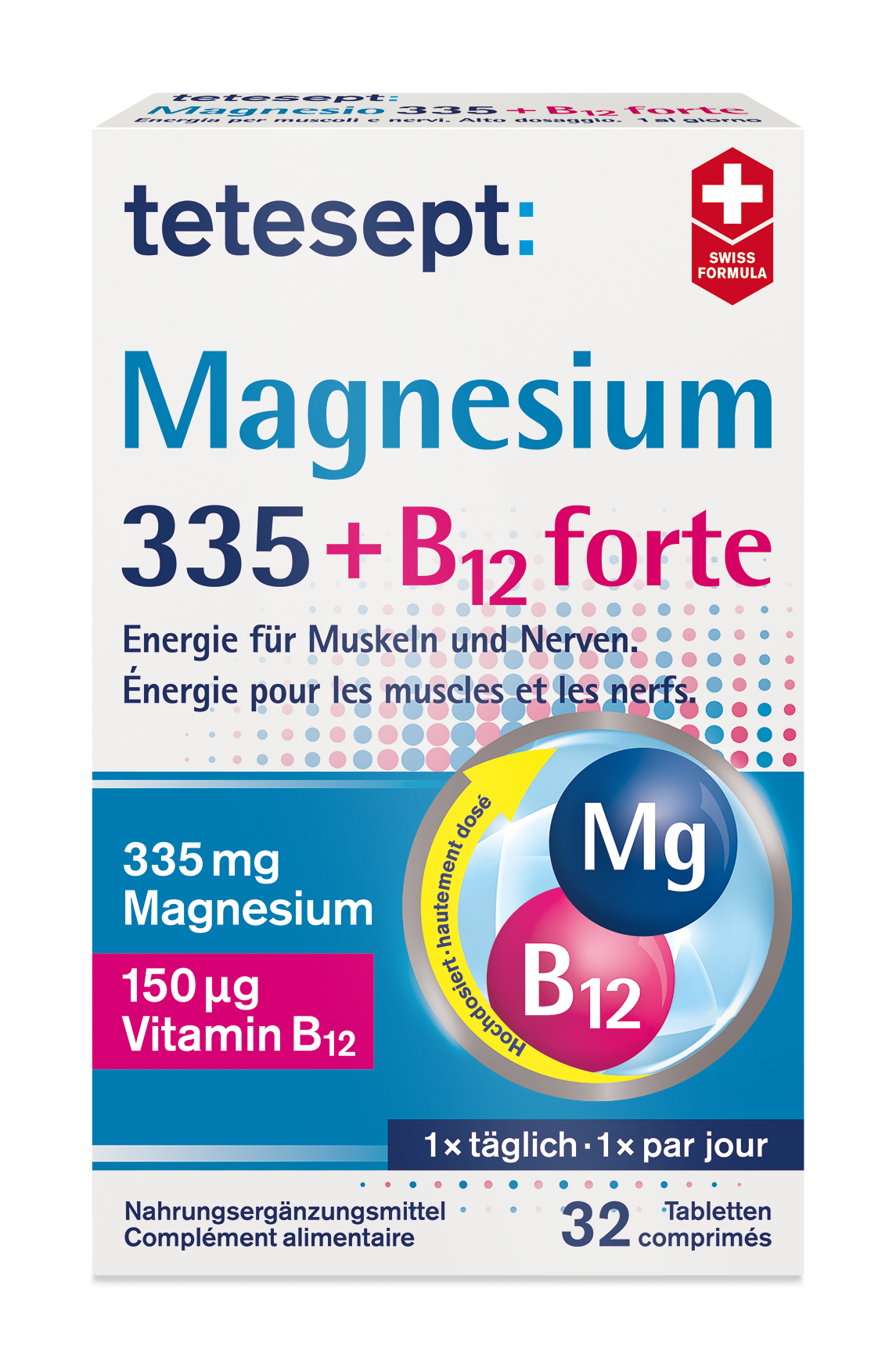 tetesept Magnesium 335 + B12 forte Tabletten