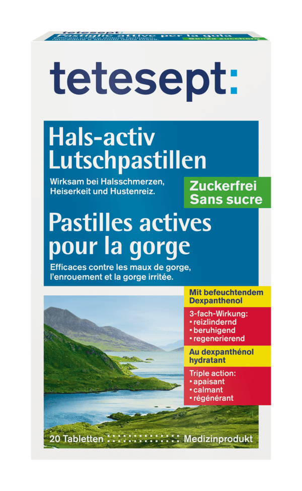 Hals-activ Lutschpastillen