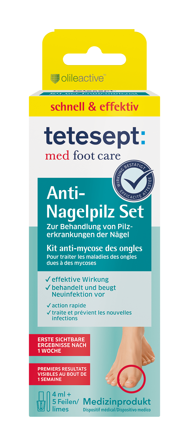 tetesept Anti-Nagelpilz Set