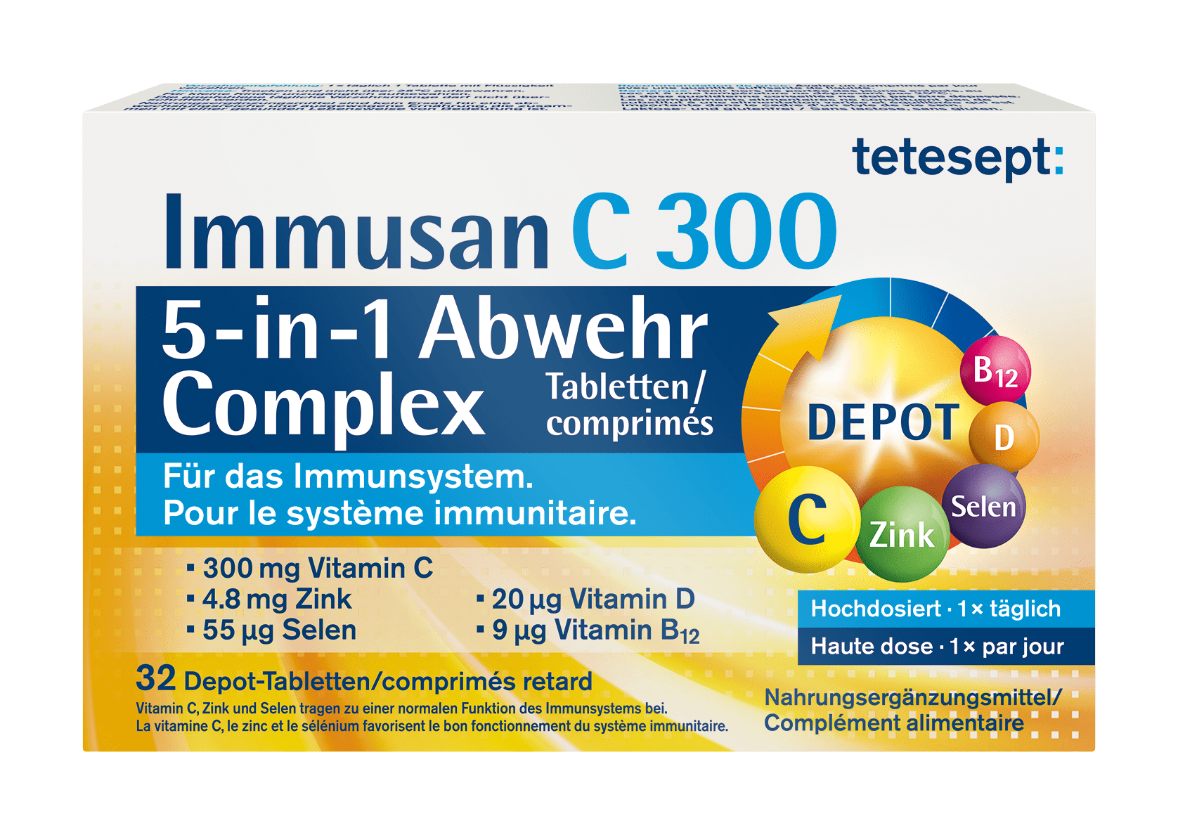 tetesept Immusan C 300 5-in-1 Depot Complex