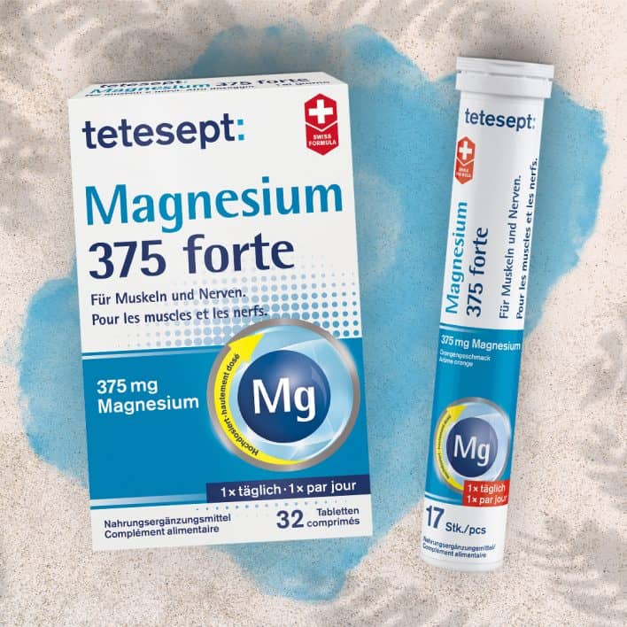 Magnesium 375 forte Tabletten / Brausetabletten