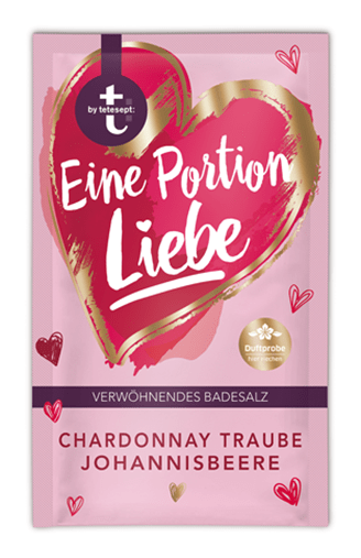 t: by tetesept Badesalz Eine Portion Liebe