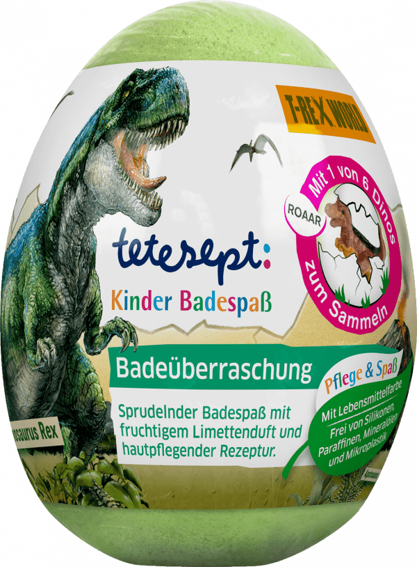 tetesept Kinder Badespass Badeueberraschung T-Rex World