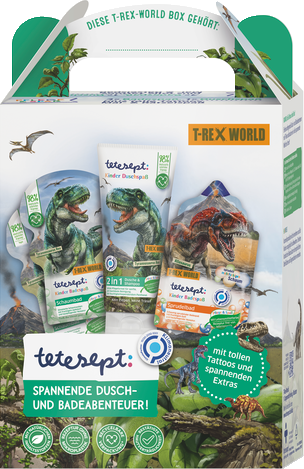 tetesept Kinder Badespass T-Rex Mix-Geschenkset