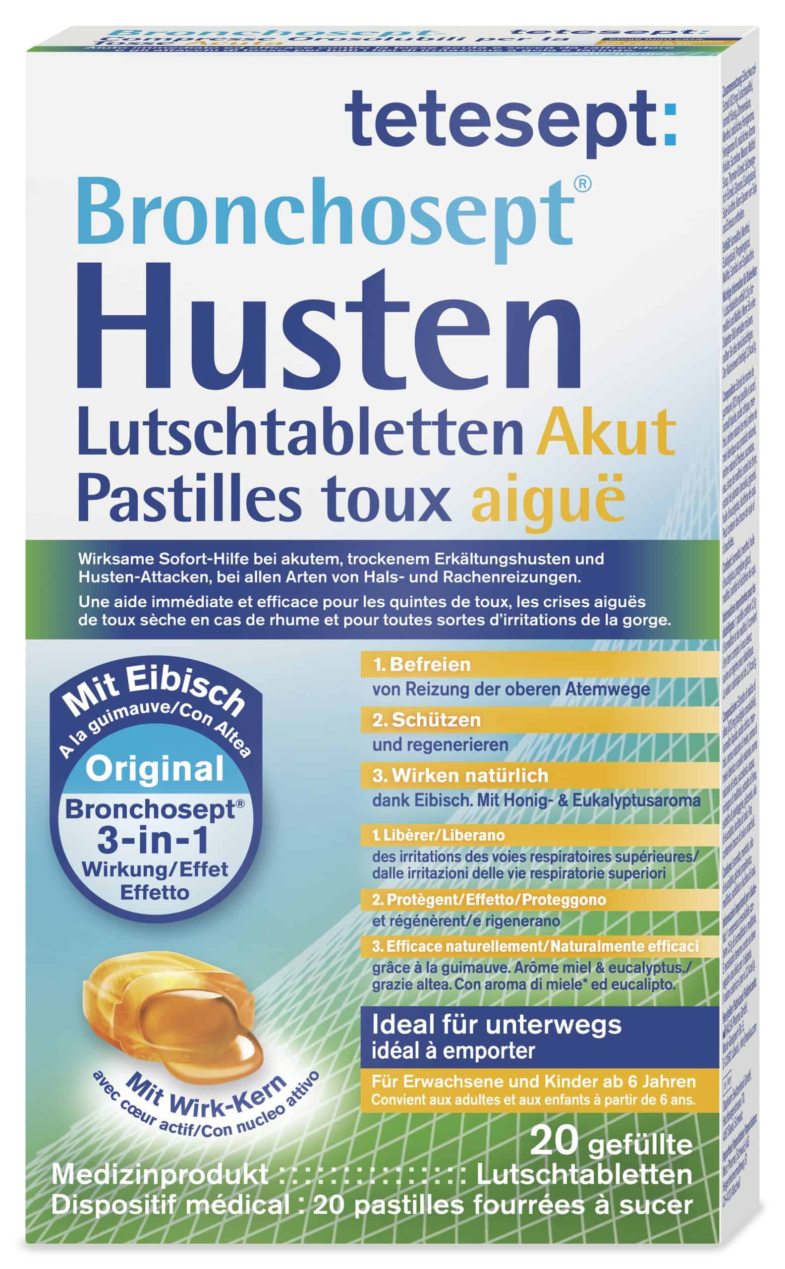 tetesept Bronchosept Husten Akut Lutschtabletten