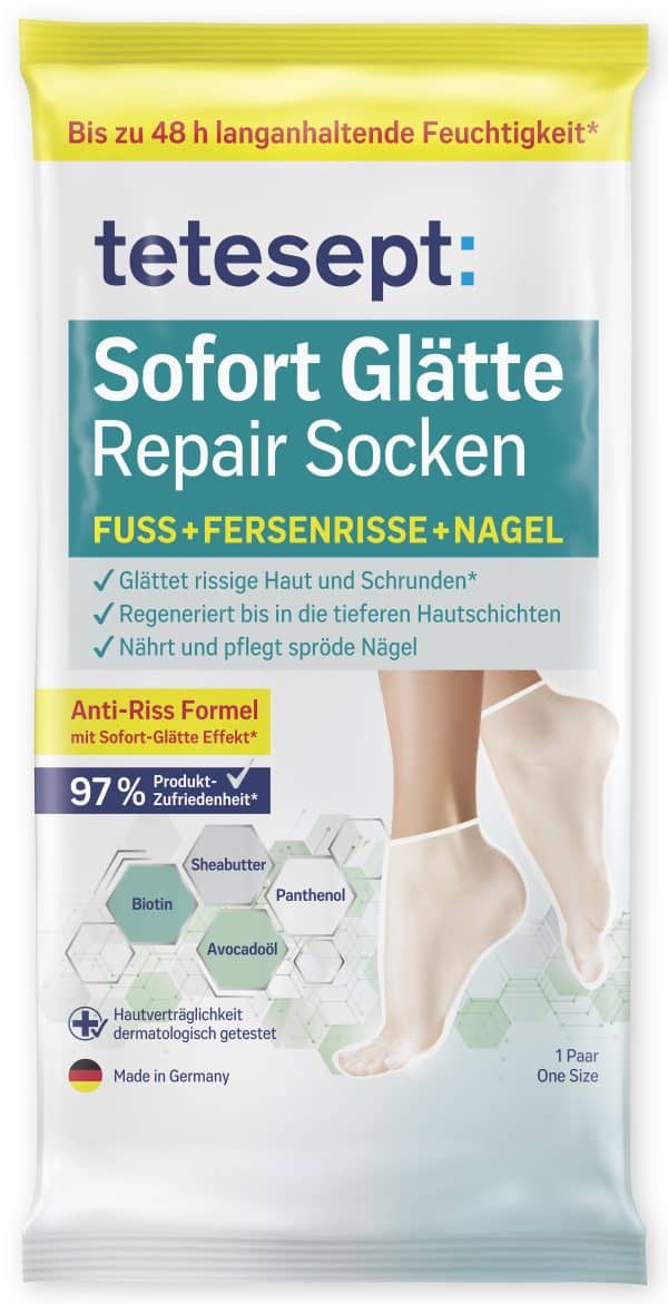 tetesept Sofort Glätte+Repair Socken
