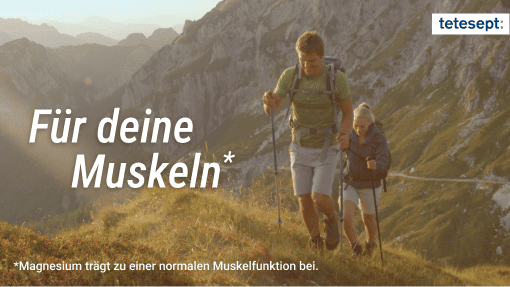 Tetesept Teaser "Für deine Muskeln"