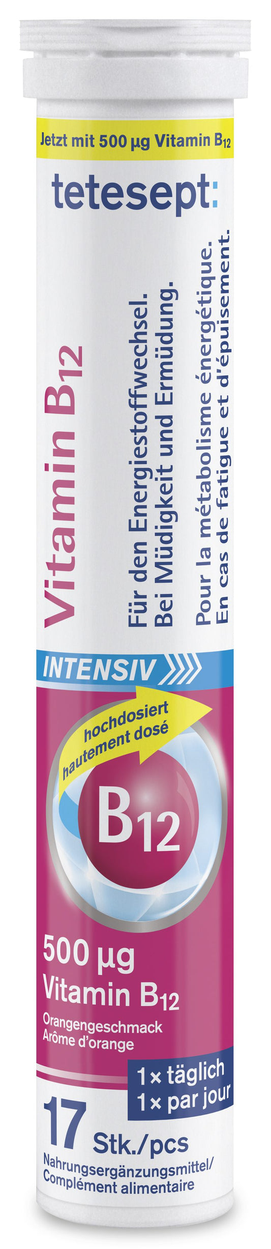 tetesept Vitamin B12 500 mcg Brausetablette
