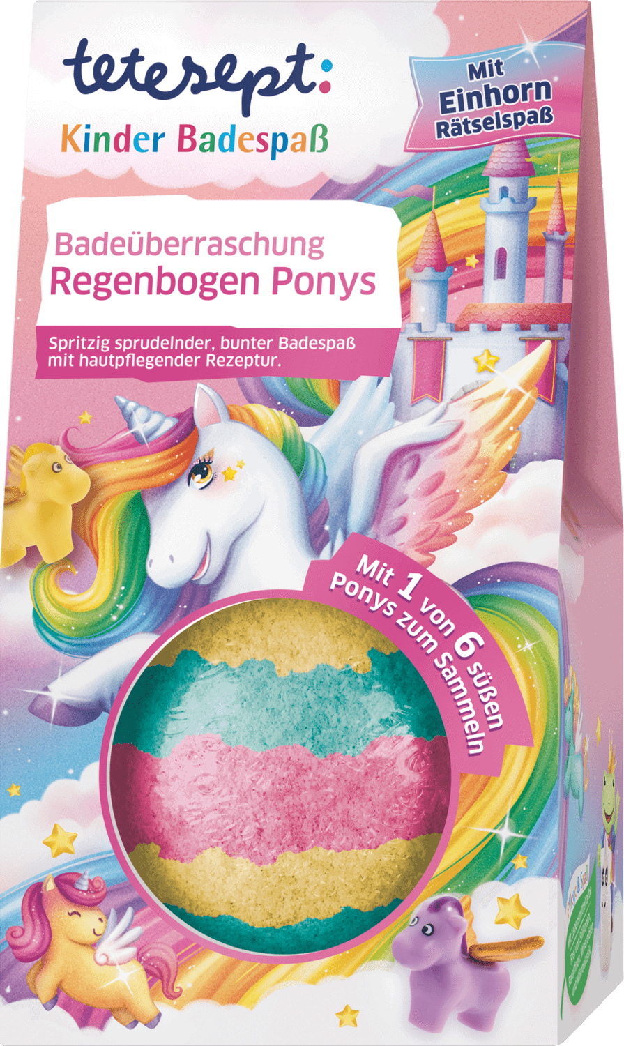 4008491264747-tetesept-Kinder-Badespass-Badeueberraschung-Regenbogen-Ponys-Badeball-FS-Front (1)