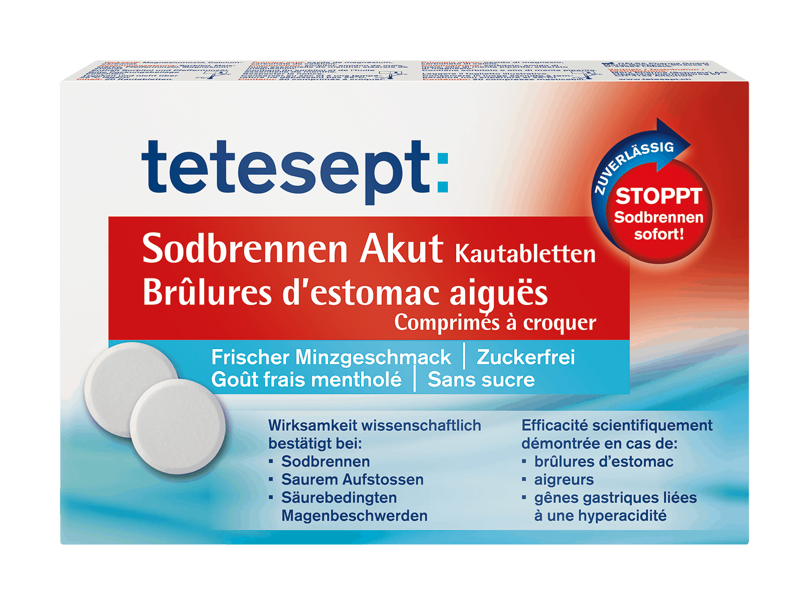 Sodbrennen Akut Kautabletten
