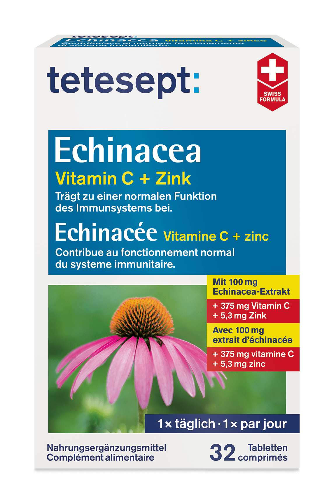 7611618077273 tetesept CH Echinacea Tab FS Front – 300dpi RGB frei mS
